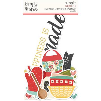 Simple Stories Simple Pages Pieces Die Cuts - Happiness is Homemade